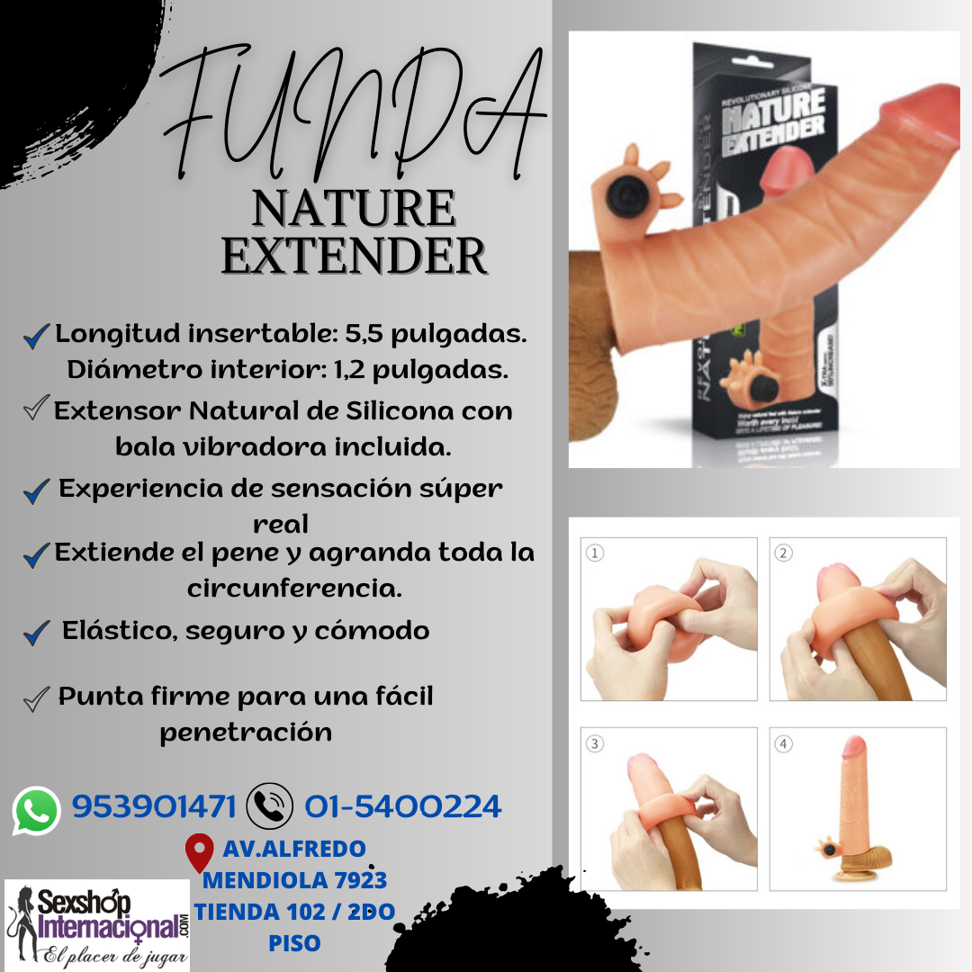 Funda Extensora DE Pene Nature Extender